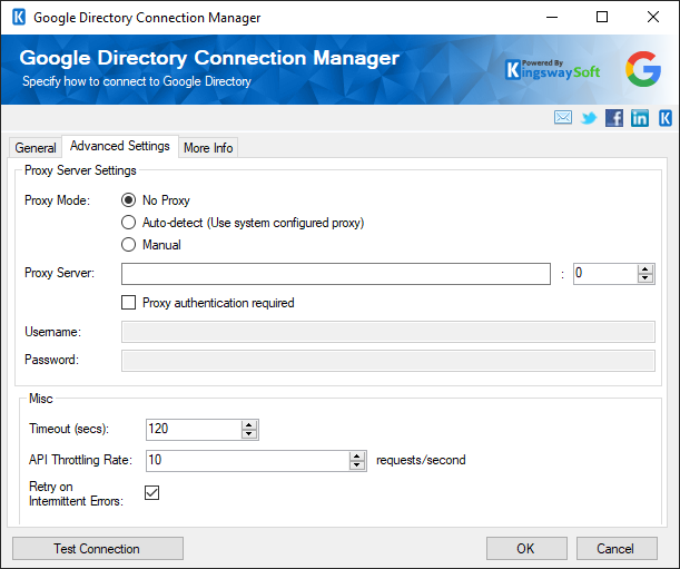 Google Directory Connection Manager - Advanced